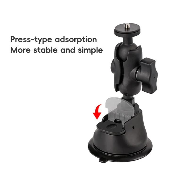 DCA3244B_4.webp 1/4 inch Screw Dual-Leg  Suction Cup Mount and 2 x Single-leg Car Suction Cup Mount Crab Clamps Set - Image 5