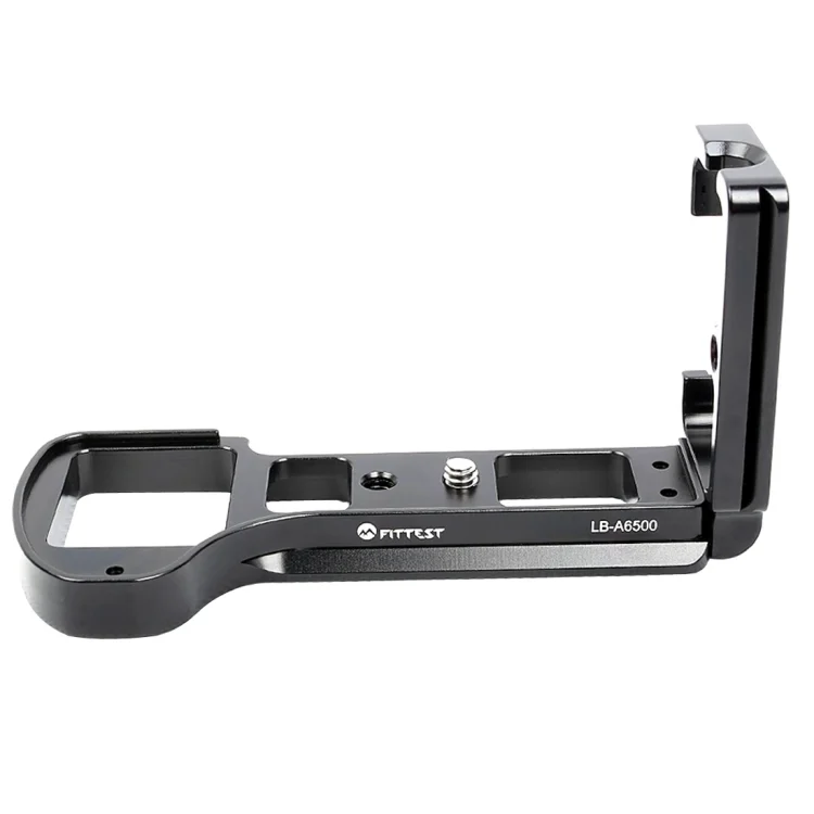 FITTEST LB-A6500 Vertical Shoot Quick Release L Plate Bracket Base Holder for Sony  ILCE-6500 (A6500) Camera Metal Ballhead
