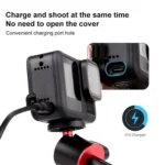 BS Plastic Battery Side Interface Cover with Silicone Plug for GoPro HERO13 Black /12 Black /11 Black /10 Black /9 Black - Image 4