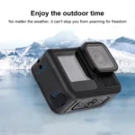 BS Plastic Battery Side Interface Cover with Silicone Plug for GoPro HERO13 Black /12 Black /11 Black /10 Black /9 Black - Image 5