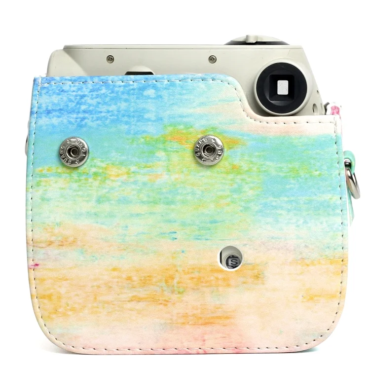DCA3582_7.webp Rainbow Oil painting Pattern PU Leather Protective Camera Case Bag For FUJIFILM Instax Mini 7S / 7C Camera - Image 8