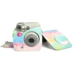 Rainbow Oil painting Pattern PU Leather Protective Camera Case Bag For FUJIFILM Instax Mini 7S / 7C Camera - Image 10