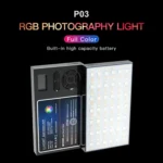 LUXCeO P03 LED Video Light 800LM Super Slim Panel Light On-camera Light Selfie Light Video Photography Studio Light - Image 5