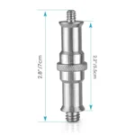 Flash Light Bracket Aluminum 1/4 to 3/8 Screw Thread Adapter - Image 5