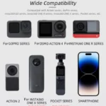 Sunnylife TD672 Adjustable Head Strap Vlog POV Mount Belt for GoPro, Insta360, DJI Osmo Action and Other Action Cameras - Image 8