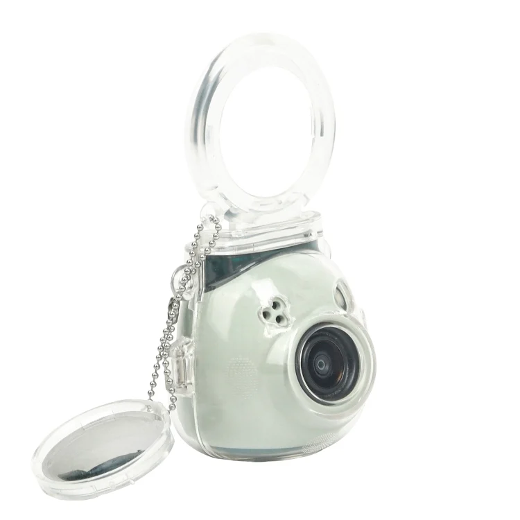 For FUJIFILM Instax PAL Crystal Hard Case Camera Bag with Shoulder Strap