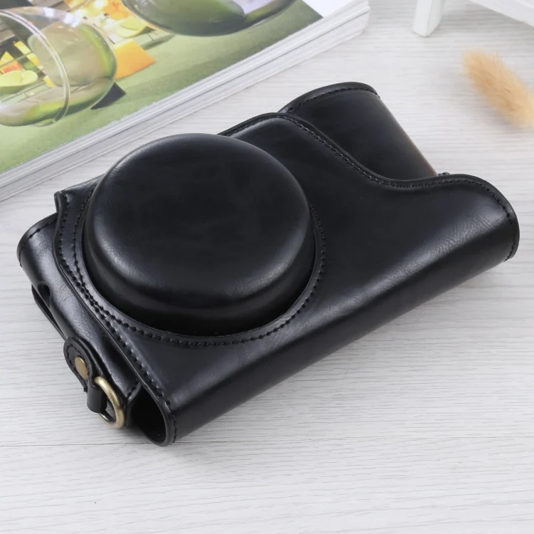 DCA4702B_1.webp Full Body Camera PU Leather Case Bag with Strap for Samsung Galaxy Camera EK-GC100 / EK-GC110 / EK-GC200 - Image 2