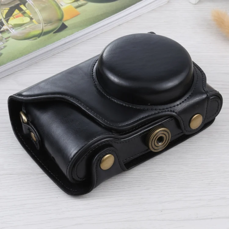 DCA4702B_2.webp Full Body Camera PU Leather Case Bag with Strap for Samsung Galaxy Camera EK-GC100 / EK-GC110 / EK-GC200 - Image 3