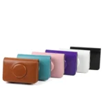 Solid Color PU Leather Case for Polaroid Snap Touch Camera - Image 3