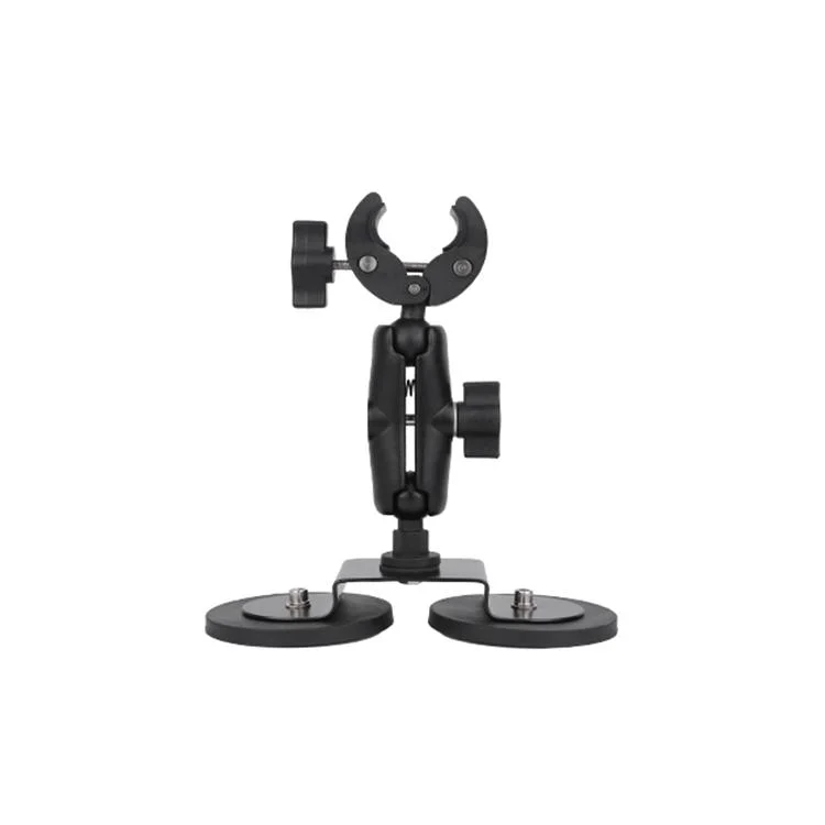 Dual-Leg Magnetic Base Crab Clamp Fixed Mount Holder for GoPro and Other Action Cameras