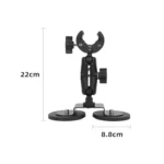 Dual-Leg Magnetic Base Crab Clamp Fixed Mount Holder for GoPro and Other Action Cameras - Image 2