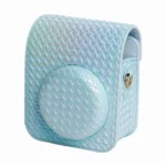 For FUJIFILM instax mini 12 Colorful Woven Leather Case Full Body Camera Bag + Photo Album with Strap - Image 3