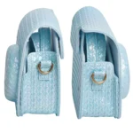 For FUJIFILM instax mini 12 Colorful Woven Leather Case Full Body Camera Bag + Photo Album with Strap - Image 5