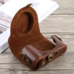 Full Body Camera PU Leather Case Bag with Strap for Sony DSC-HX90 - Image 4