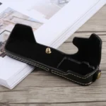 1/4 inch Thread PU Leather Camera Half Case Base for Olympus EM5 / EM5 Mark II - Image 3