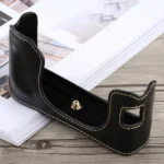 1/4 inch Thread PU Leather Camera Half Case Base for FUJIFILM X100F - Image 2