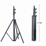 TRIOPO 2.8m Height Professional Photography Metal Lighting Stand Holder for Studio Flash Light - Image 2