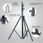 TRIOPO 2.8m Height Professional Photography Metal Lighting Stand Holder for Studio Flash Light - Image 5
