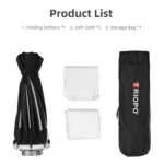 TRIOPO K65 65cm Speedlite Flash Octagon Parabolic Softbox Bowens Mount Diffuser for Speedlite - Image 5