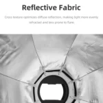 TRIOPO K65 65cm Speedlite Flash Octagon Parabolic Softbox Bowens Mount Diffuser for Speedlite - Image 7