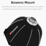 TRIOPO K65 65cm Speedlite Flash Octagon Parabolic Softbox Bowens Mount Diffuser for Speedlite - Image 8