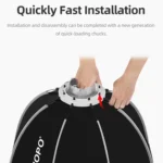 TRIOPO K90 90cm Speedlite Flash Octagon Parabolic Softbox Bowens Mount Diffuser for Speedlite - Image 7