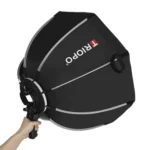 TRIOPO KS55 55cm Speedlite Flash Octagon Parabolic Softbox Diffuser with Bracket Mount Handle - Image 2