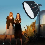 TRIOPO KS55 55cm Speedlite Flash Octagon Parabolic Softbox Diffuser with Bracket Mount Handle - Image 15