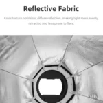 TRIOPO KS65 65cm Speedlite Flash Octagon Parabolic Softbox Diffuser with Bracket Mount Handle for Speedlite - Image 11