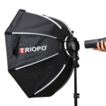 TRIOPO KX65 65cm Dome Speedlite Flash Octagon Parabolic Softbox Diffuser for Speedlite - Image 2