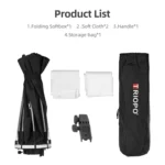 TRIOPO KX65 65cm Dome Speedlite Flash Octagon Parabolic Softbox Diffuser for Speedlite - Image 5