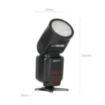 TRIOPO R1 76WS High-Speed 1/8000s TTL Flash Speedlite for Canon / Nikon DSLR Cameras - Image 4