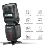 TRIOPO R1 76WS High-Speed 1/8000s TTL Flash Speedlite for Canon / Nikon DSLR Cameras - Image 6