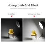 TRIOPO S55 Diameter 55cm Honeycomb Grid Octagon Softbox Reflector Diffuser for Studio Speedlite Flash Softbox - Image 5