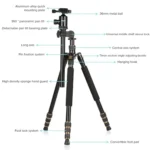 TRIOPO 652 Horizontal Arm Tripod Mount Quick Release Center Column Boom Bracket with Tripod Ball-Head - Image 2