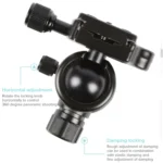 TRIOPO 652 Horizontal Arm Tripod Mount Quick Release Center Column Boom Bracket with Tripod Ball-Head - Image 9