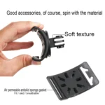 GP278 3 in 1 Hand Wrist Arm Leg Straps 360-degree Rotation Mount for GoPro, Insta360, DJI and Other Action Cameras(Black) - Image 6