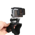 GP278 3 in 1 Hand Wrist Arm Leg Straps 360-degree Rotation Mount for GoPro, Insta360, DJI and Other Action Cameras(Black) - Image 8