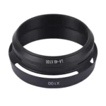 49mm Metal Vented Lens Hood for Fujifilm X100 - Image 4