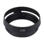 49mm Metal Vented Lens Hood for Fujifilm X100 - Image 5