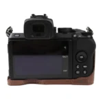 1/4 inch Thread PU Leather Camera Half Case Base for Nikon Z50 - Image 3