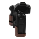 1/4 inch Thread PU Leather Camera Half Case Base for Nikon Z50 - Image 5