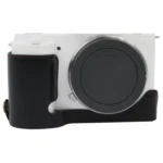 1/4 inch Thread PU Leather Camera Half Case Base for Sony ZV-E10 / ZV-E10L - Image 5