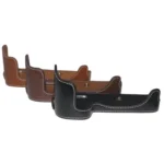 1/4 inch Thread PU Leather Camera Half Case Base for Canon EOS 80D / 70D - Image 2