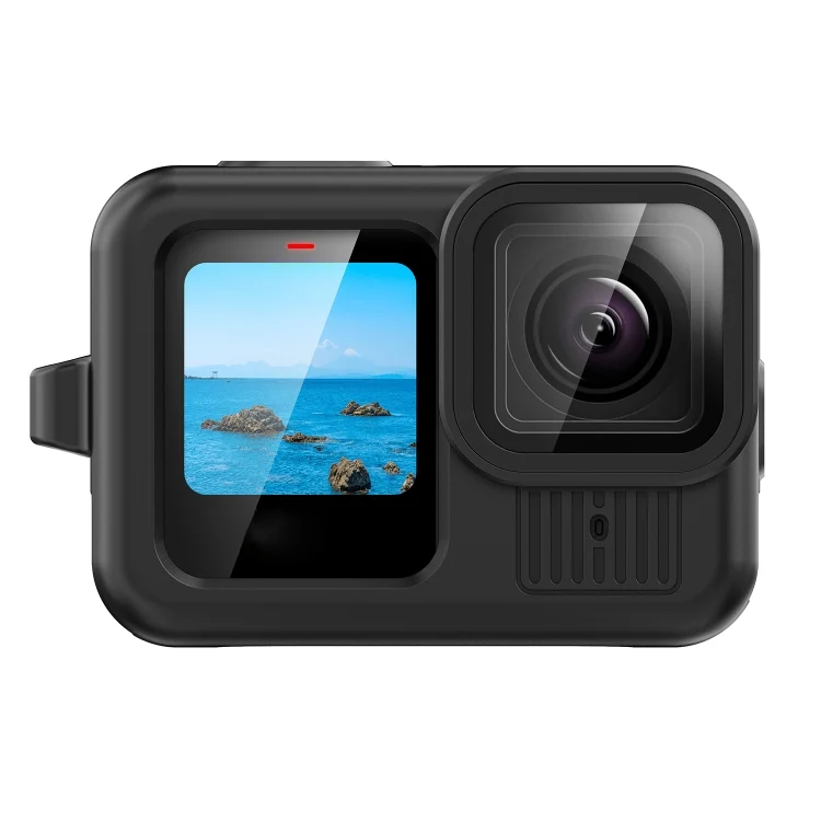DCA5802B_3.webp For GoPro HERO13 Black Silicone Protective Case Cover with Wrist Strap & Lens Cover - Image 4