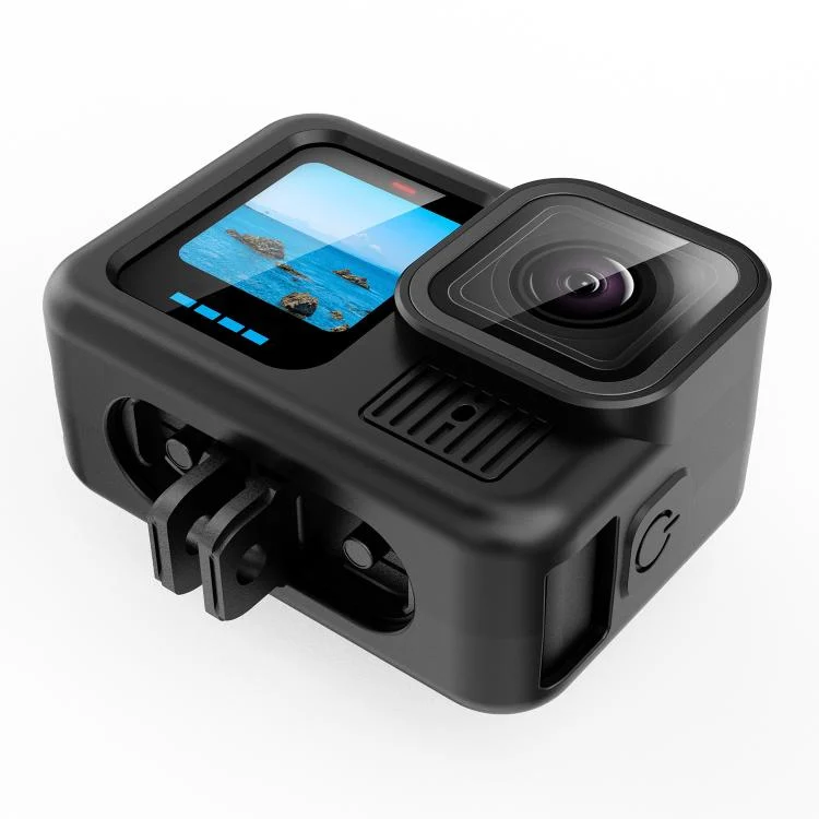 DCA5802B_5.webp For GoPro HERO13 Black Silicone Protective Case Cover with Wrist Strap & Lens Cover - Image 6