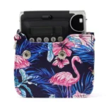 Flamingo Pattern PU Leather Protective Camera Case Bag For FUJIFILM Instax Mini90 Camera - Image 8