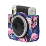 Flamingo Pattern PU Leather Protective Camera Case Bag For FUJIFILM Instax Mini90 Camera - Image 9