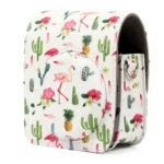 Flamingo Cactus Pattern PU Leather Protective Camera Case Bag For FUJIFILM Instax Mini90 Camera - Image 2