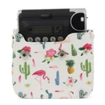 Flamingo Cactus Pattern PU Leather Protective Camera Case Bag For FUJIFILM Instax Mini90 Camera - Image 8